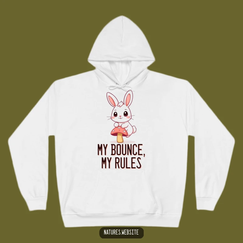 Funny Bunny Hopping Hoodie: Cozy Comfort & Whimsical Design