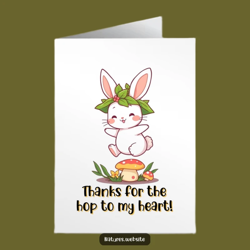 Free Printable Bunny Thank You Card: Cute Downloadable Thanks with a Hop!