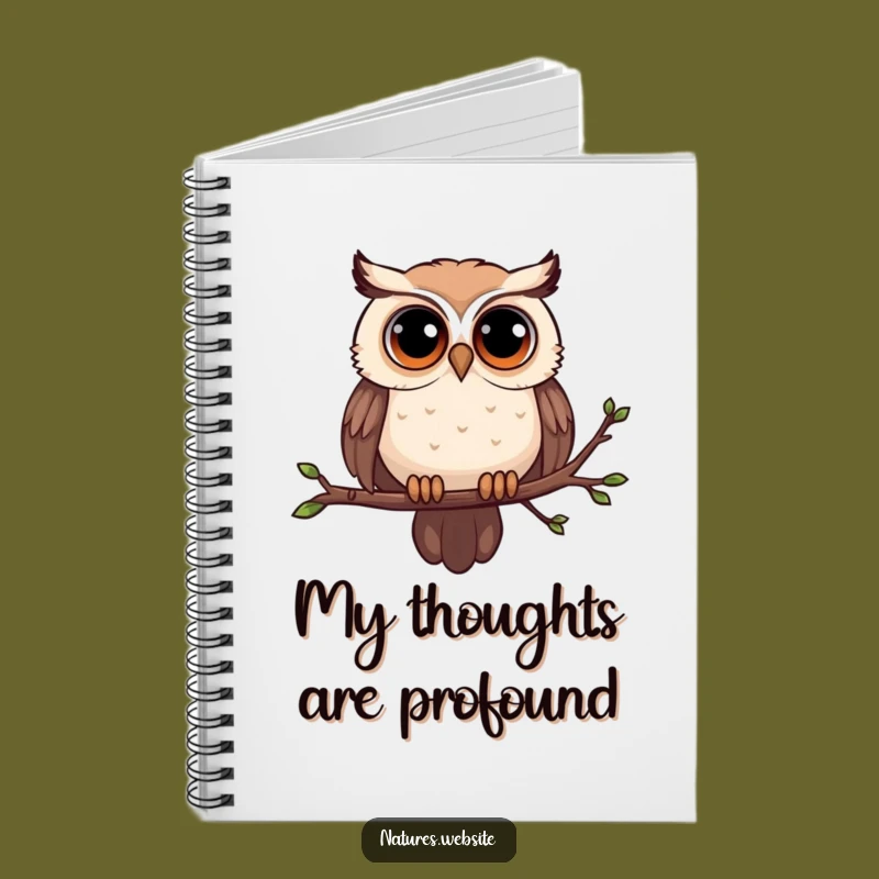 Funny Curious Owl Notebook: Jot Down Ideas with This Hilarious and Insightful Journal